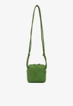 Bottega Veneta Mini Cassette Crossbody Bag Avocado