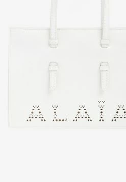 Alaïa Flat Mina Handbag White -Cheap TOP-HANDLE-BAGS Store 08072022 124