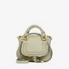 Chloé Marcie Leather Crossbody Bag Green
