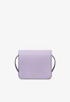 Versace Mini Logo Plaque Crossbody Bag Lilac -Cheap TOP-HANDLE-BAGS Store 1003017 20DVIT2T 201L59V 20B