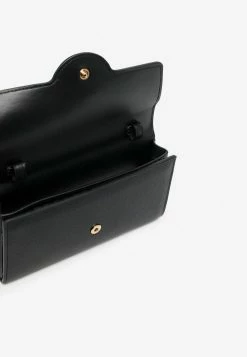 Versace La Medusa Leather Chain Crossbody Bag Black -Cheap TOP-HANDLE-BAGS Store 1006107 20DVIT2T 201B00V 202