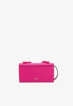 Versace La Medusa Leather Chain Crossbody Bag Pink -Cheap TOP-HANDLE-BAGS Store 1006107 20DVIT2T 201P66V 201