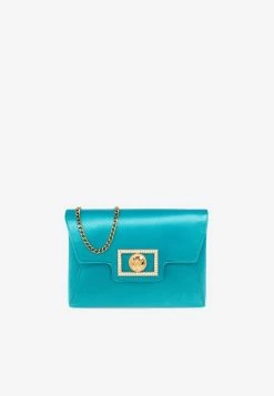 Versace La Medusa Shoulder Bag Blue