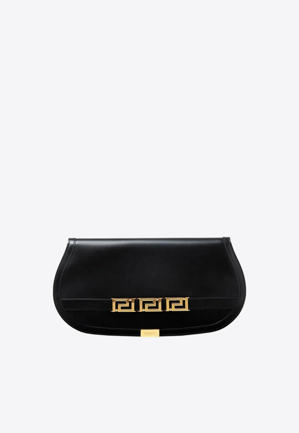 Versace Greca Goddess Clutch Bag Black 1 Versace Greca Goddess Clutch Bag Black
