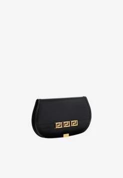 Versace Greca Goddess Clutch Bag Black 4 Versace Greca Goddess Clutch Bag Black -Cheap TOP-HANDLE-BAGS Store 1007228 201A05134 201B00V 201