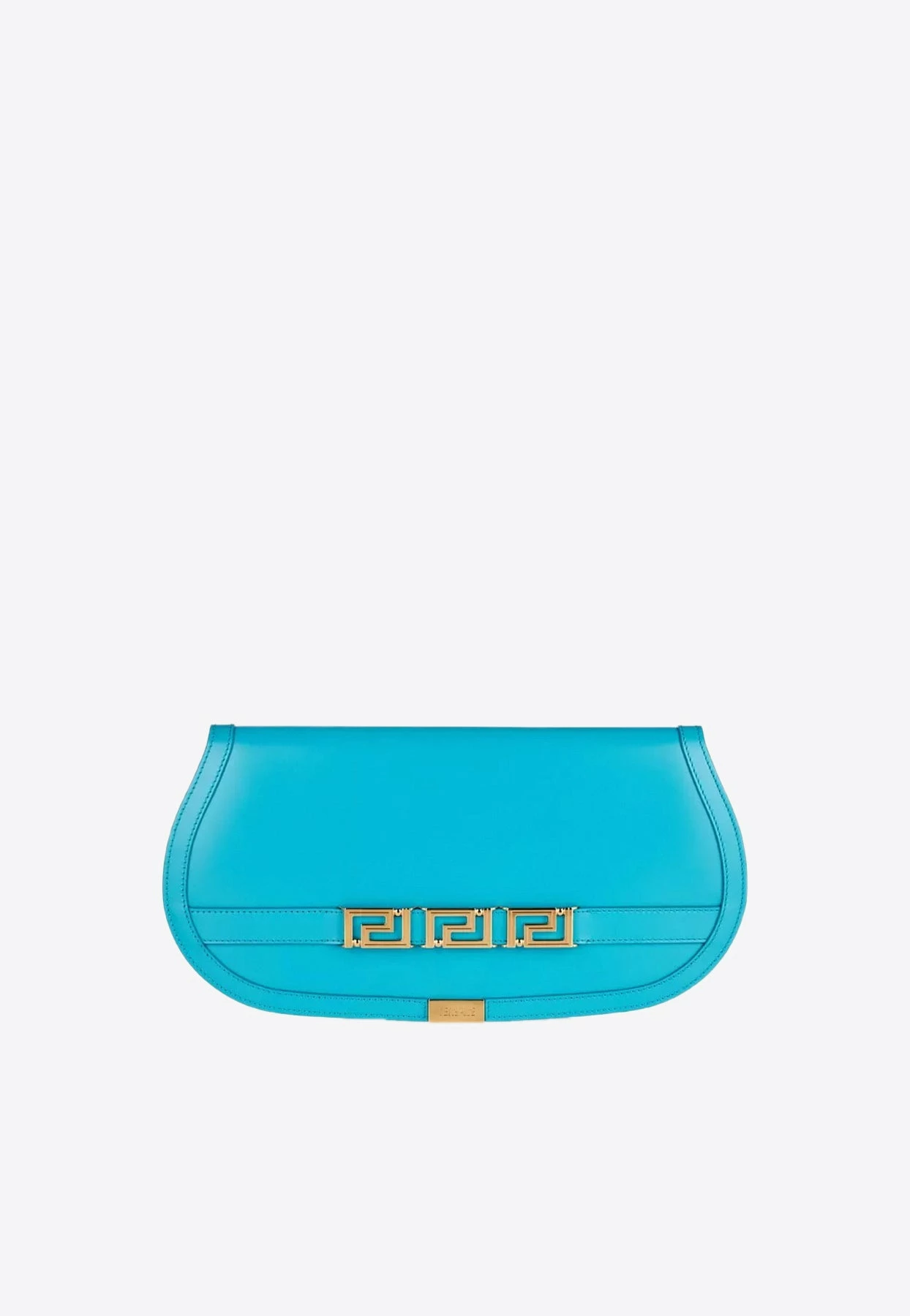 Versace Greca Goddess Clutch Bag Blue 1 Versace Greca Goddess Clutch Bag Blue