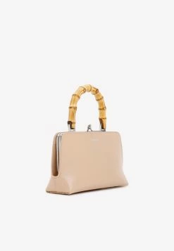 Jil Sander Mini Goji Bamboo Top Handle Bag Nude -Cheap TOP-HANDLE-BAGS Store 11112022 189