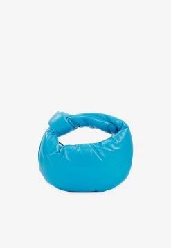 Bottega Veneta Mini Jodie Puffy Handbag Blue