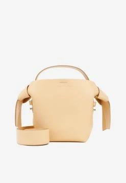 Acne Studios Mini Musubi Top Handle Bag Beige