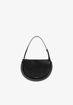 JW Anderson Crystal Bumper-Moon Shoulder Bag Black
