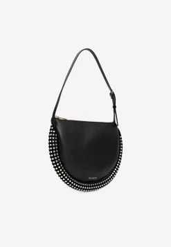 JW Anderson Crystal Bumper-Moon Shoulder Bag Black -Cheap TOP-HANDLE-BAGS Store 15122022 263