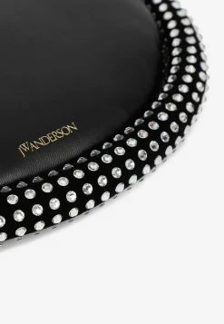 JW Anderson Crystal Bumper-Moon Shoulder Bag Black -Cheap TOP-HANDLE-BAGS Store 15122022 264