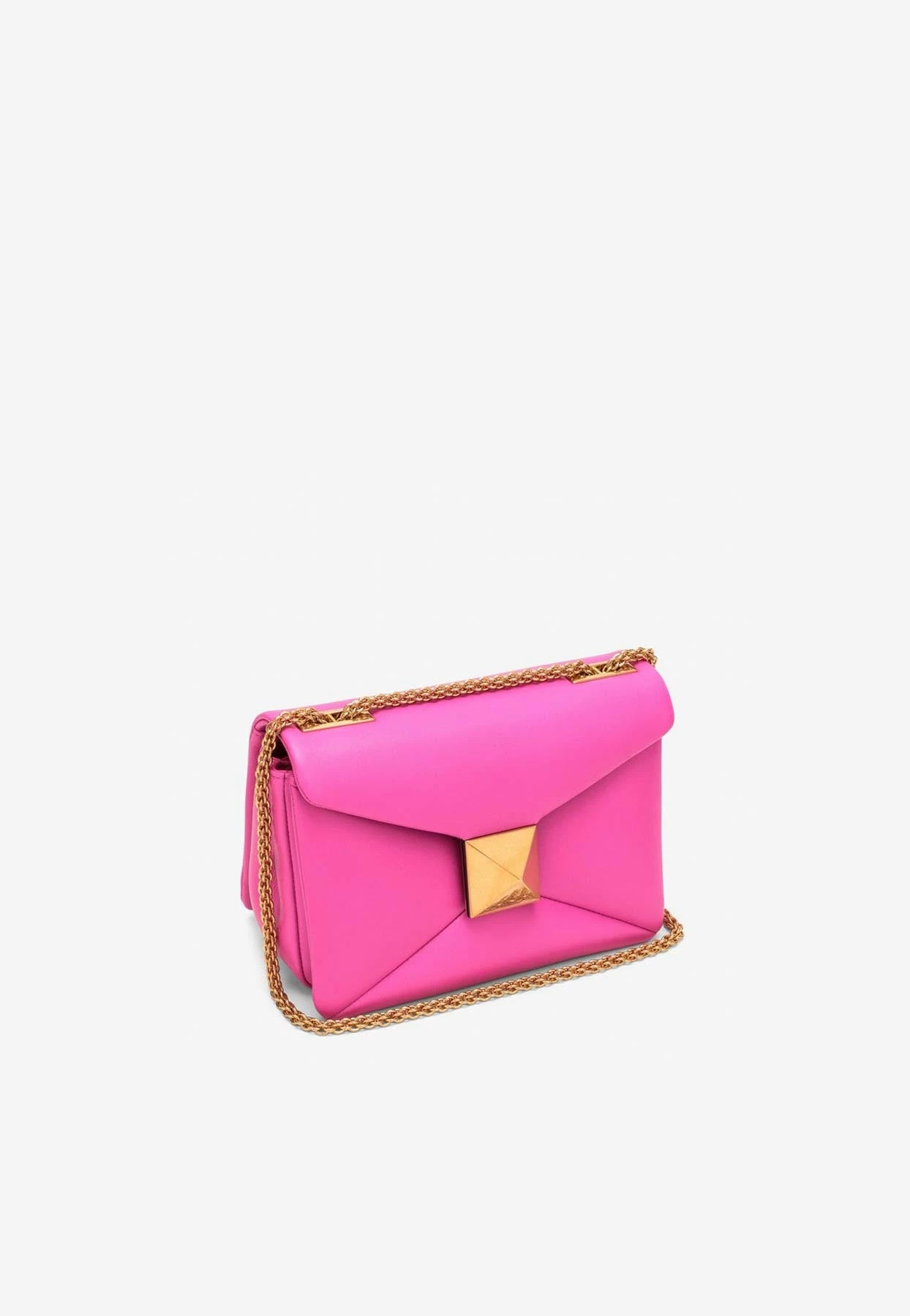 Valentino One Stud Shoulder Bag In Smooth Leather Pink 2 Valentino One Stud Shoulder Bag In Smooth Leather Pink - Image 2