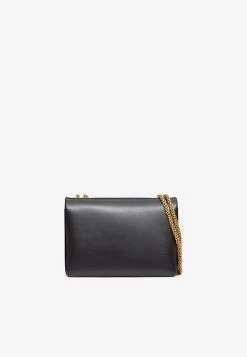 Valentino One Stud Nappa Leather Shoulder Bag Black -Cheap TOP-HANDLE-BAGS Store 1W2B0K21HHX 200NO 201