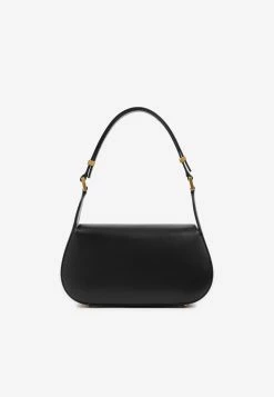 Valentino Leather VLogo Chain Shoulder Bag Black -Cheap TOP-HANDLE-BAGS Store 20072022 164