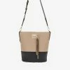 Salvatore Ferragamo Studio Bucket Bag In Calf Leather Multicolor