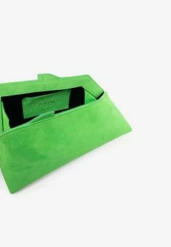 The Attico 8.30 PM Suede Clutch Green -Cheap TOP-HANDLE-BAGS Store 227WAH01 L007 3