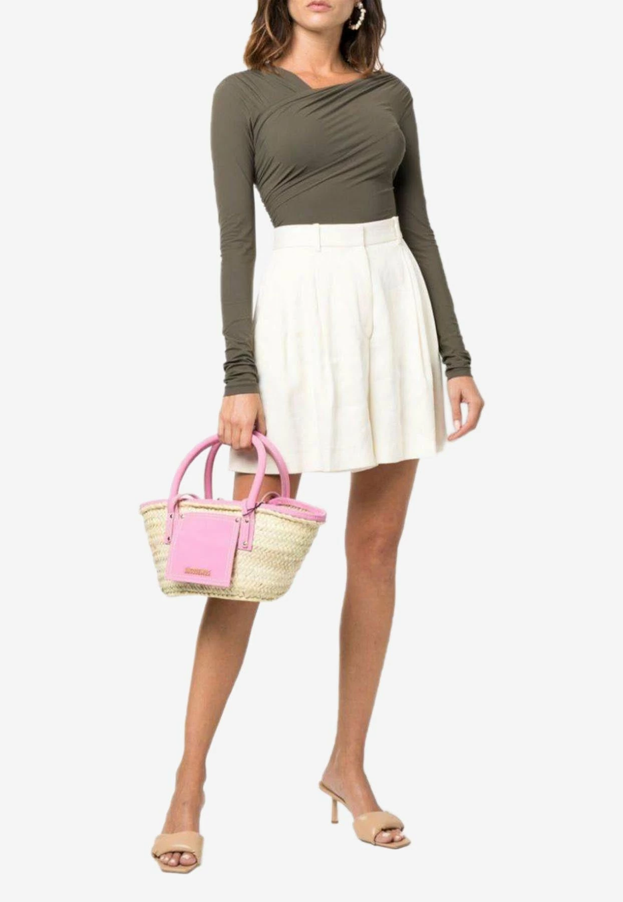 Jacquemus Le Petit Panier Soli Tote Bag Pink 2 Jacquemus Le Petit Panier Soli Tote Bag Pink - Image 2