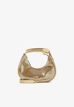 Tom Ford Mini Sequin Embellished Hobo Bag Gold