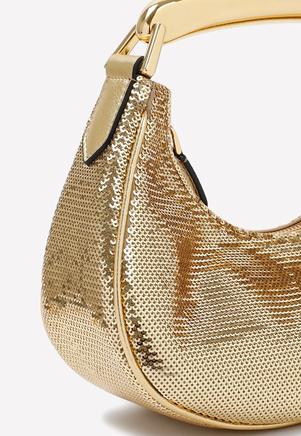 Tom Ford Mini Sequin Embellished Hobo Bag Gold 4 Tom Ford Mini Sequin Embellished Hobo Bag Gold - Image 4