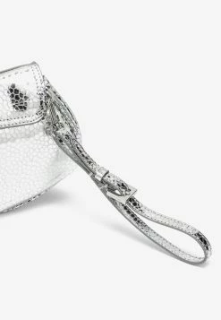 By Far Glami Clutch In Metallic Leather Silver -Cheap TOP-HANDLE-BAGS Store 23CRGLAUSVFLGMEDLE M BYFAR SV.f