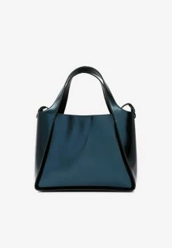 Stella McCartney Logo Metallic Crossbody Bag Metallic