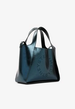 Stella McCartney Logo Metallic Crossbody Bag Metallic -Cheap TOP-HANDLE-BAGS Store 25112022 059