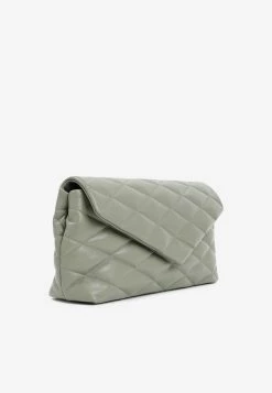 Saint Laurent Puffer Envelope Bag In Leather Sage -Cheap TOP-HANDLE-BAGS Store 27012023 197