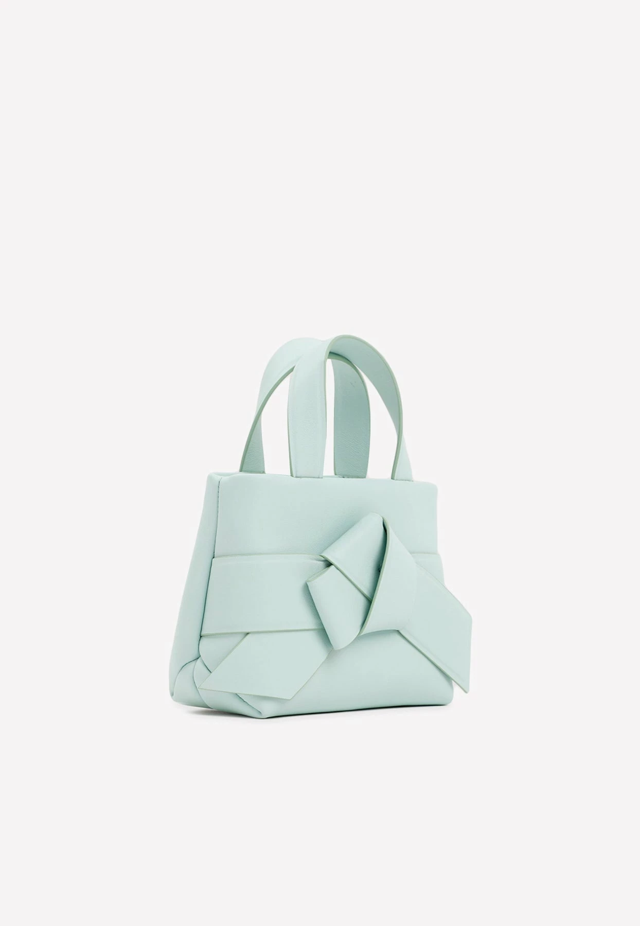 Acne Studios Knotted Top Handle Bag In Leather Mint 3 Acne Studios Knotted Top Handle Bag In Leather Mint - Image 3