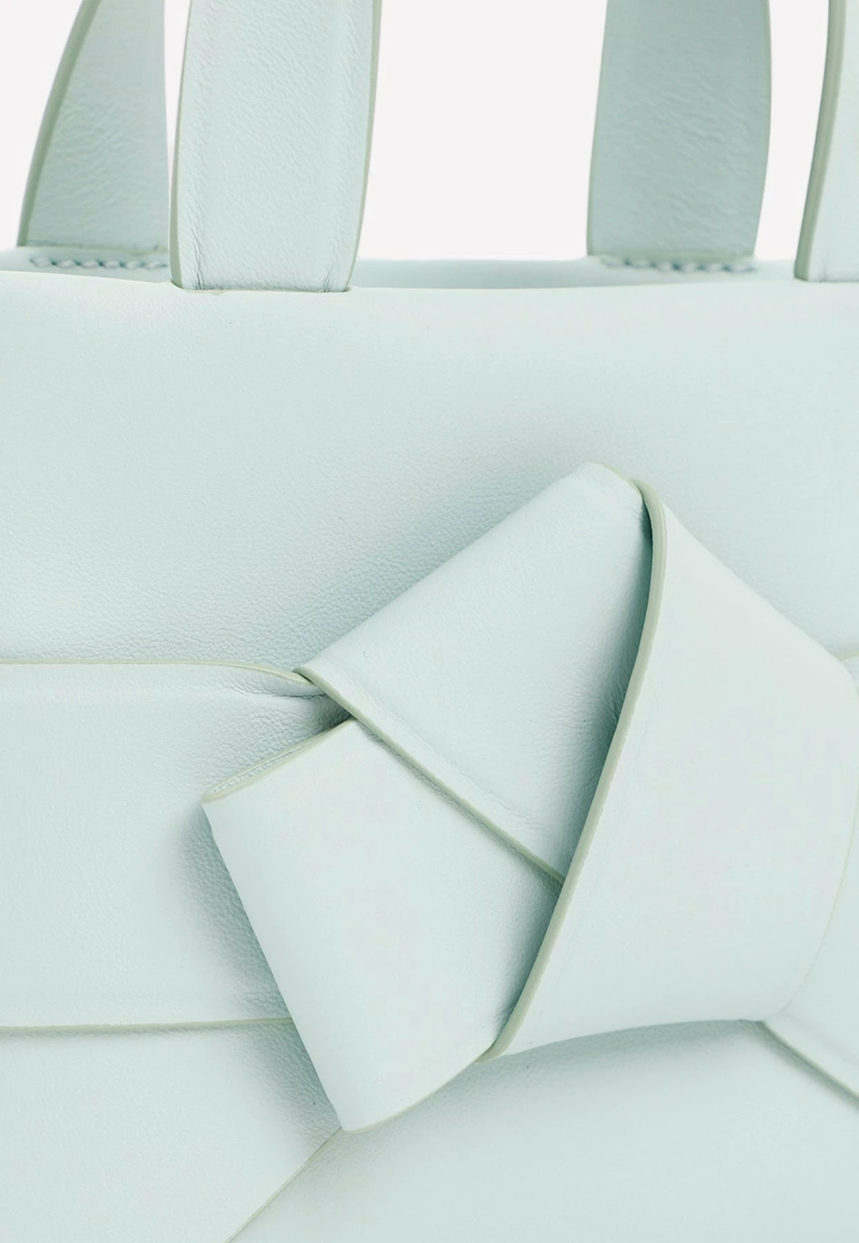 Acne Studios Knotted Top Handle Bag In Leather Mint 4 Acne Studios Knotted Top Handle Bag In Leather Mint - Image 4
