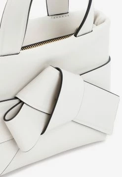 Acne Studios Mini Knot Leather Top Handle Bag White -Cheap TOP-HANDLE-BAGS Store 30012023 039