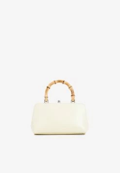 Jil Sander Mini Goji Bamboo Top Handle Bag Lemon -Cheap TOP-HANDLE-BAGS Store 30012023 066