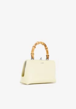 Jil Sander Mini Goji Bamboo Top Handle Bag Lemon -Cheap TOP-HANDLE-BAGS Store 30012023 067