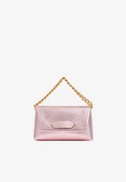 Tom Ford Mini Chain Bag In Metallic Leather Metallic