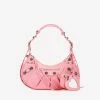 Balenciaga Le Cagole Shoulder Bag In Leather Pink