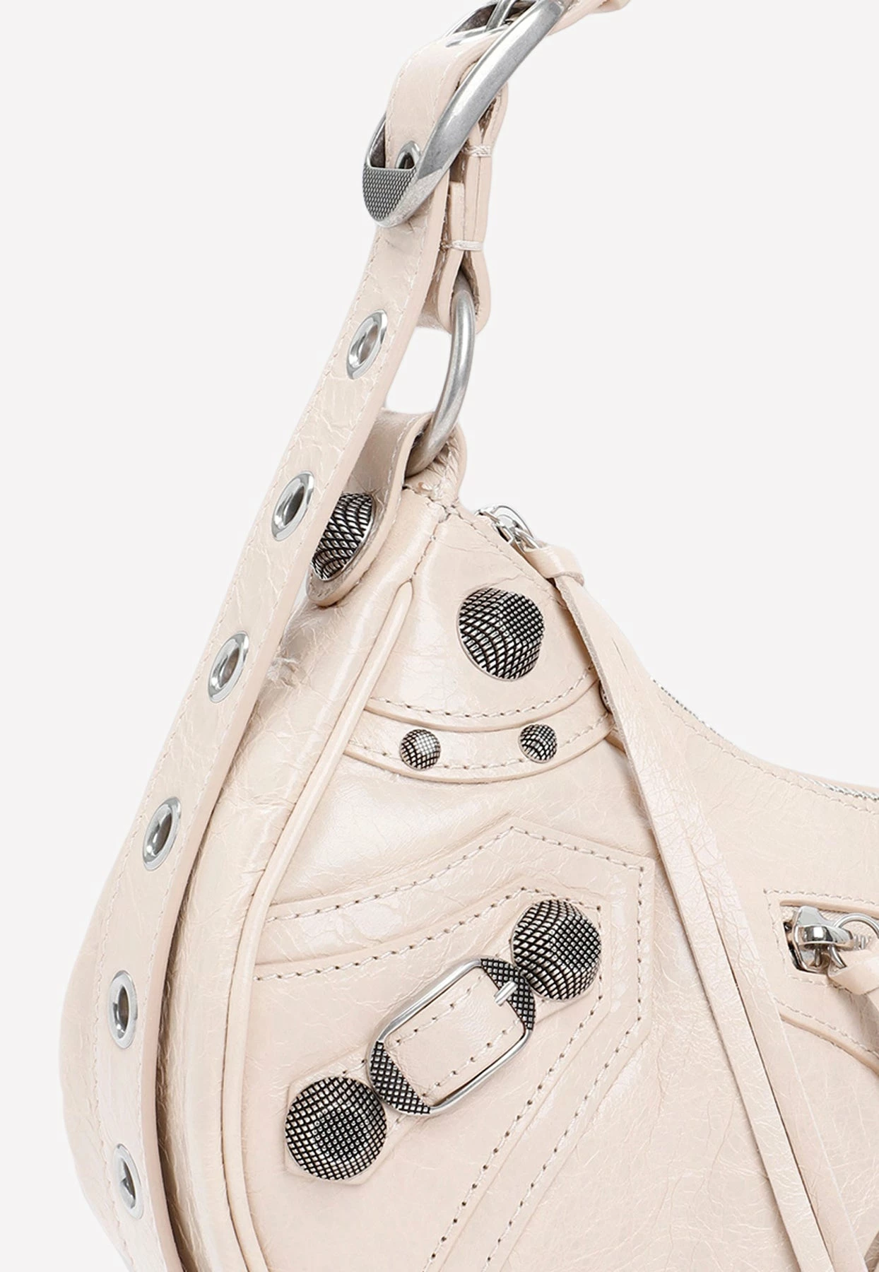 Balenciaga Le Cagole Shoulder Bag In Leather Nude 4 Balenciaga Le Cagole Shoulder Bag In Leather Nude - Image 4