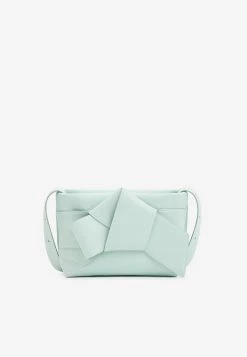 Acne Studios Shoulder Bag In Soft Leather Mint