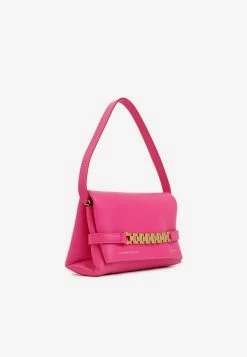 Victoria Beckham Mini Chain Leather Clutch Fuchsia -Cheap TOP-HANDLE-BAGS Store 30122022 101