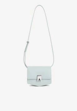Alaïa Mini Le Papa Leather Shoulder Bag Mint