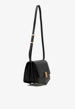 Alaïa Small Le Papa Leather Shoulder Bag Black -Cheap TOP-HANDLE-BAGS Store 31012023 073