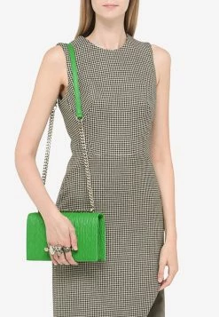 Alexander McQueen Jeweled Crossbody Nappa Leather Bag Green 11 Alexander McQueen Jeweled Crossbody Nappa Leather Bag Green -Cheap TOP-HANDLE-BAGS Store 554128DYTBE L ALEXQ 3800.b