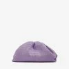 Bottega Veneta The Pouch Sponge Clutch Wisteria