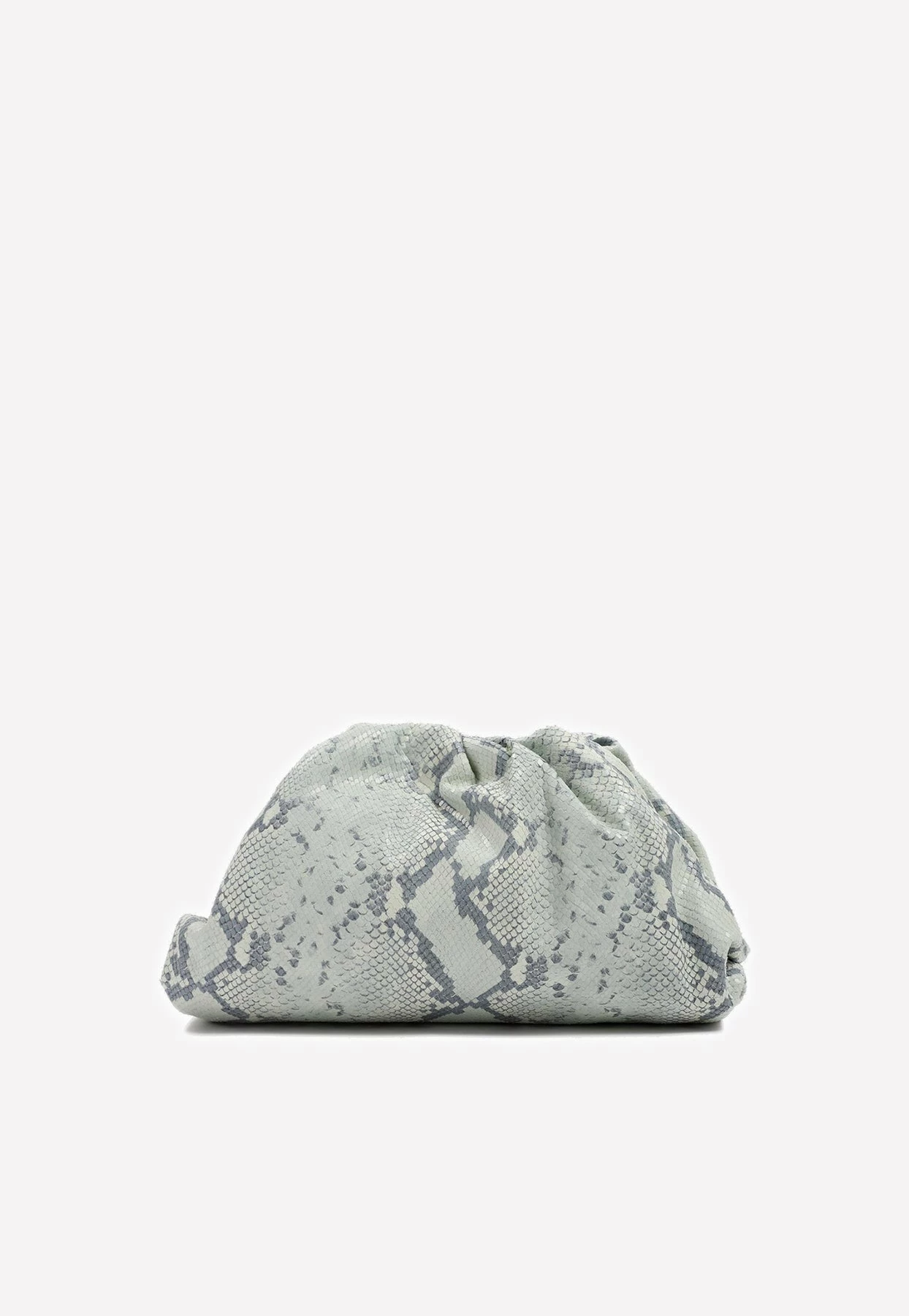 Bottega Veneta Faded Python Print Leather Pouch Dew 3 Bottega Veneta Faded Python Print Leather Pouch Dew - Image 3