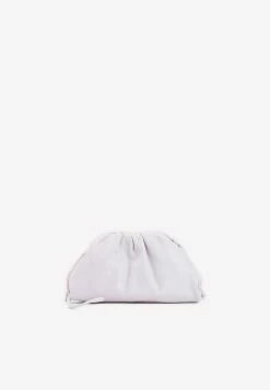 Bottega Veneta Mini Pouch Bag In Calf Leather With Strap Mirth Washed