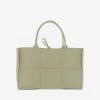 Bottega Veneta Medium Arco Intrecciato Top Handle Bag Olive