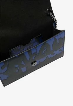 Alexander McQueen Graffiti Crossbody Bag With Skull-Charm Black -Cheap TOP-HANDLE-BAGS Store 613088 1BLA6 2