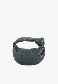 Bottega Veneta Mini Jodie Top Handle Bag In Intrecciato Leather Inkwell -Cheap TOP-HANDLE-BAGS Store 651876VCPP5 203014