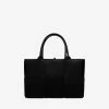 Bottega Veneta Small Acro Tote Bag In Intreccio Grained Leather Black
