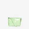 Bottega Veneta Mini Candy Cassette Crossbody Bag In Intreccio Leather Pistachio