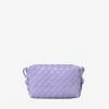 Bottega Veneta Mini Loop Intrecciato Crossbody Bag Wisteria